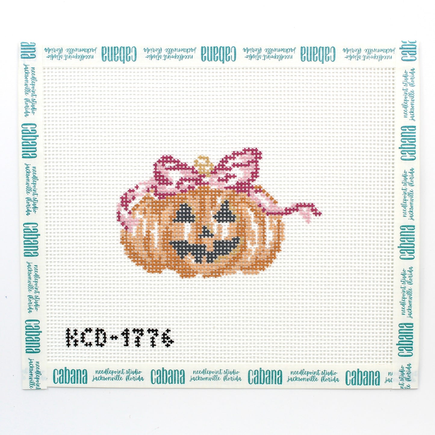 Pumpkin with Pink Bow