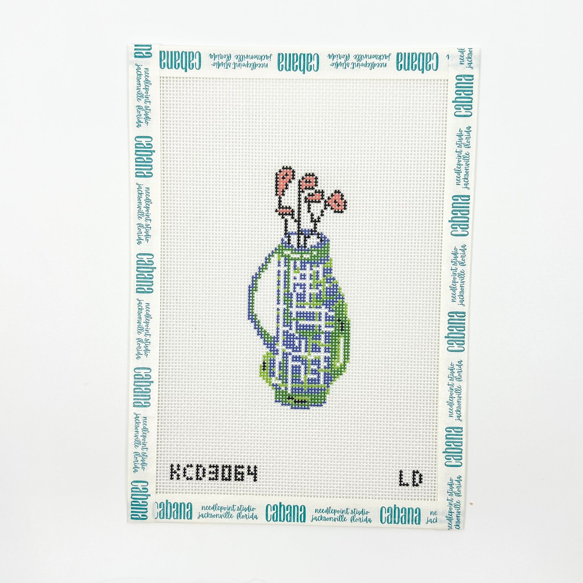 Blue Plaid Golf Bag