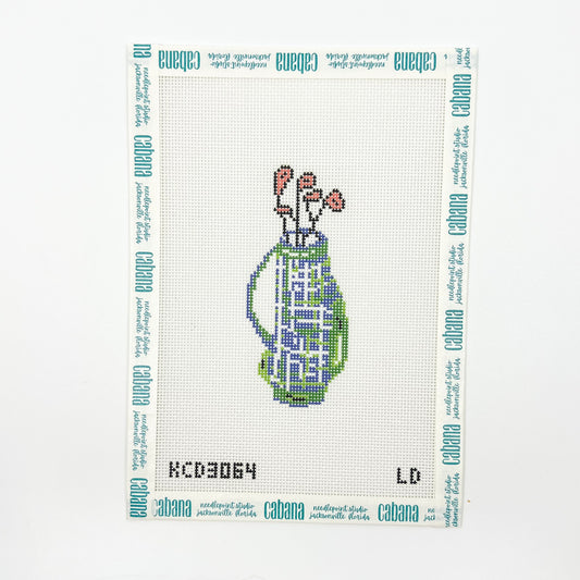 Blue Plaid Golf Bag