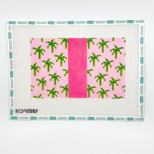 Palm Tree Clutch - Pink
