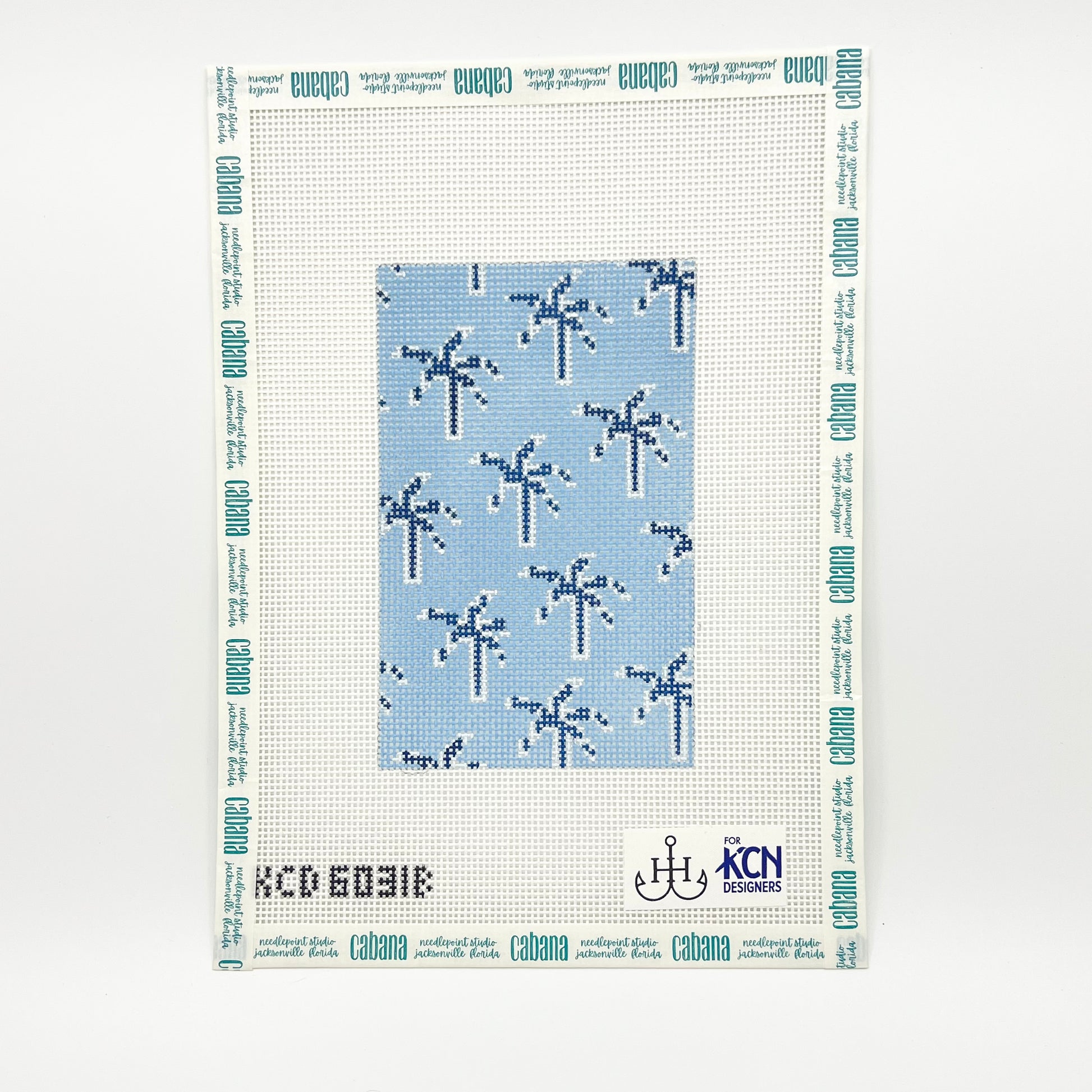 Palm Sunglasses Case - Blue