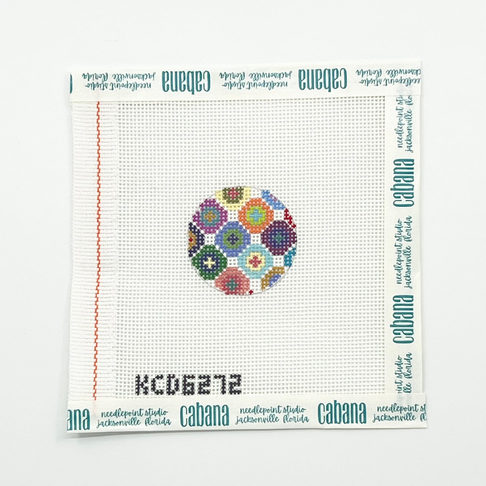 Multicolored Dots Key Fob Insert