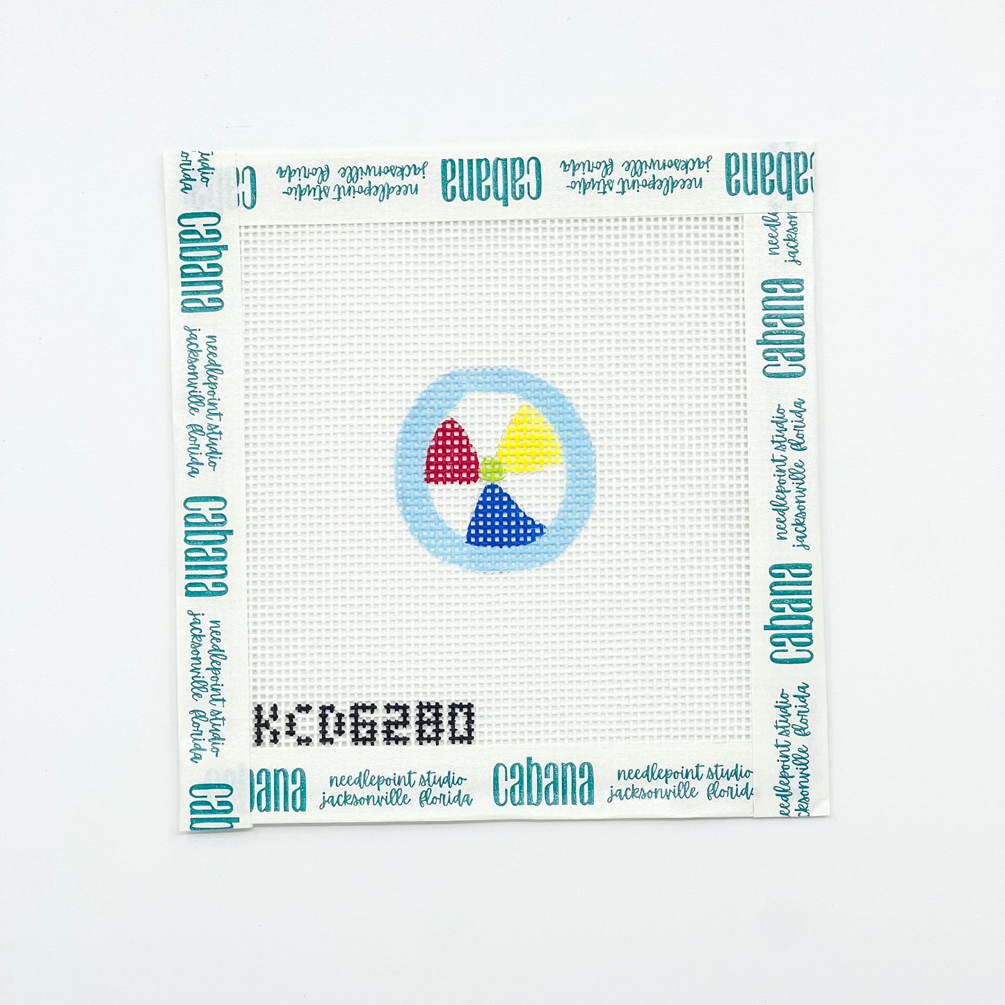 Beach Ball Key Fob Insert