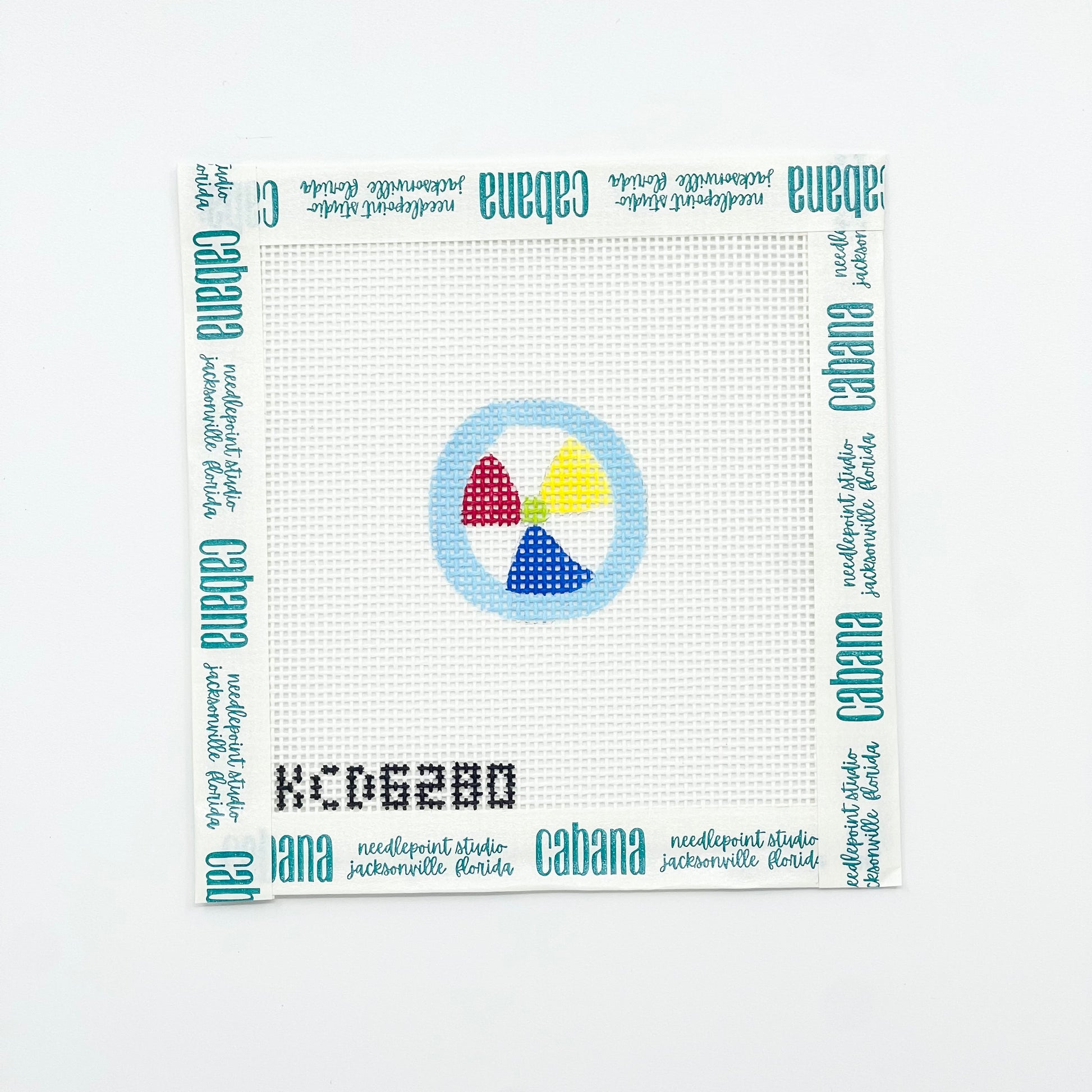 Beach Ball Key Fob Insert