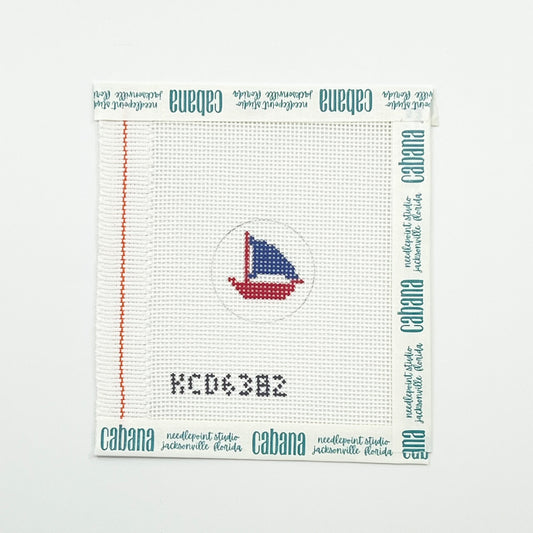 Sailboat Key Fob Insert