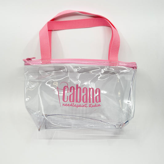 Cabana Logo Vinyl Project Bags 12" x 7" with Strap