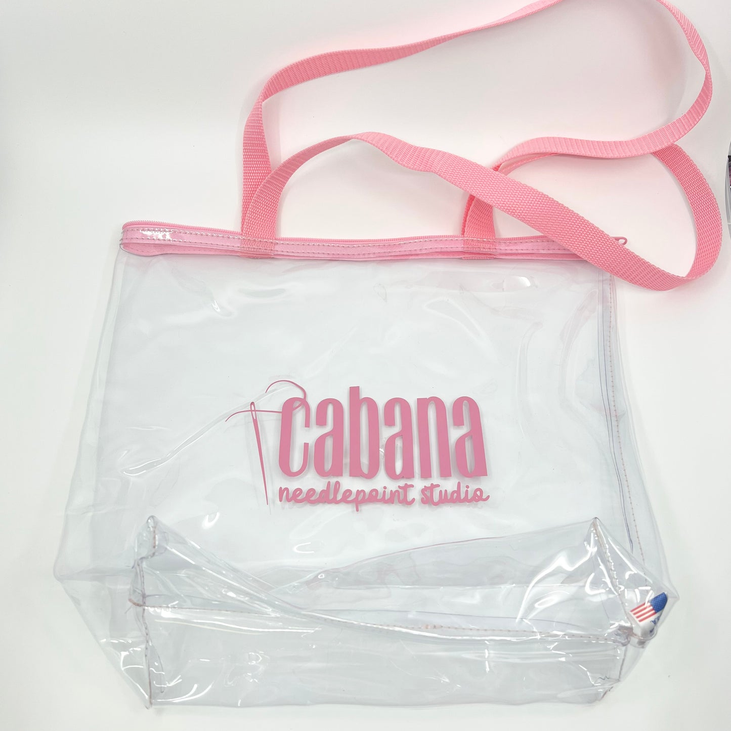 Cabana Logo Vinyl Project Bags 15" x 13" with Strap