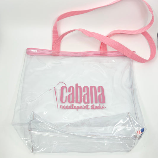 Cabana Logo Vinyl Project Bags 15" x 13" with Strap