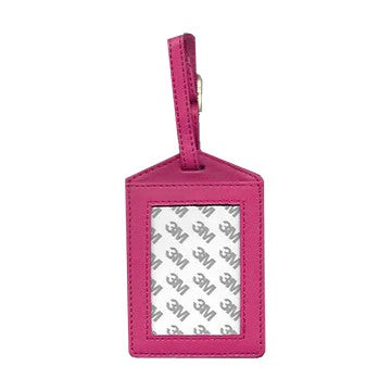Self Finishing Leather Luggage Tag