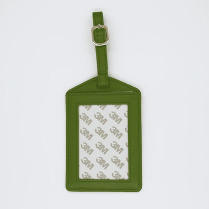 Self Finishing Leather Luggage Tag