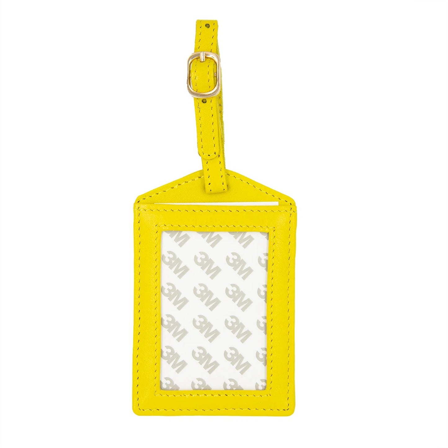 Self Finishing Leather Luggage Tag
