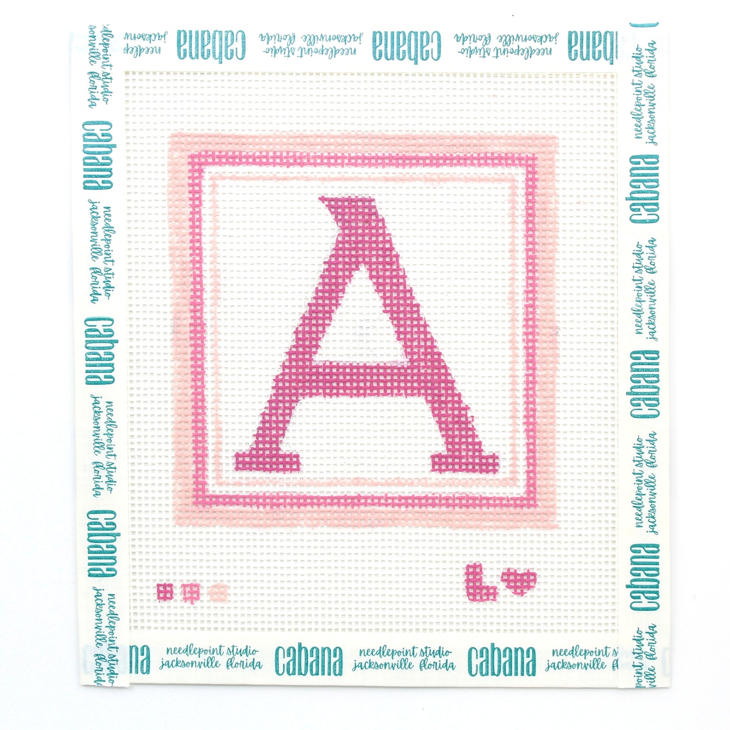Letter Coaster - A - Pink