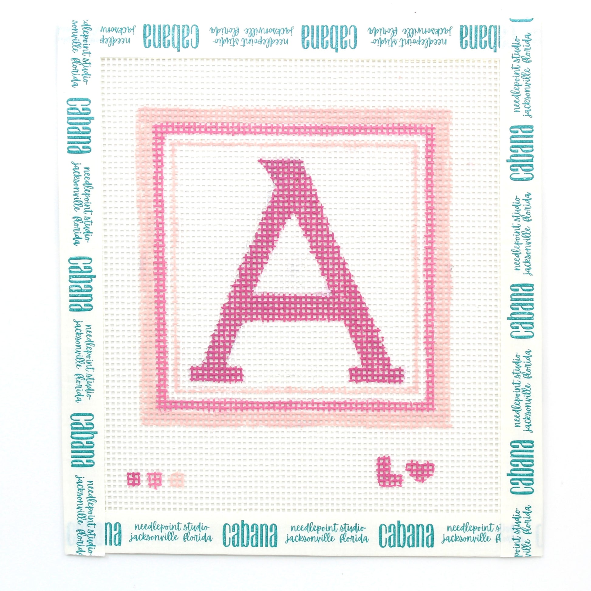 Letter Coaster - A - Pink