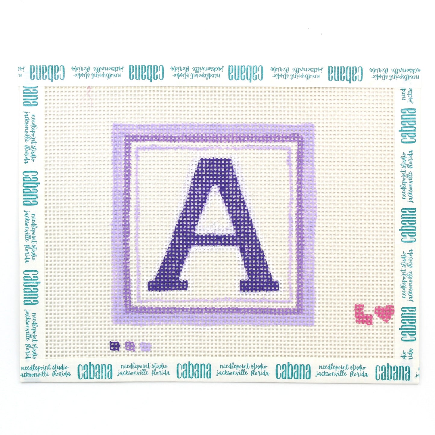 Letter Coaster - A - Purple