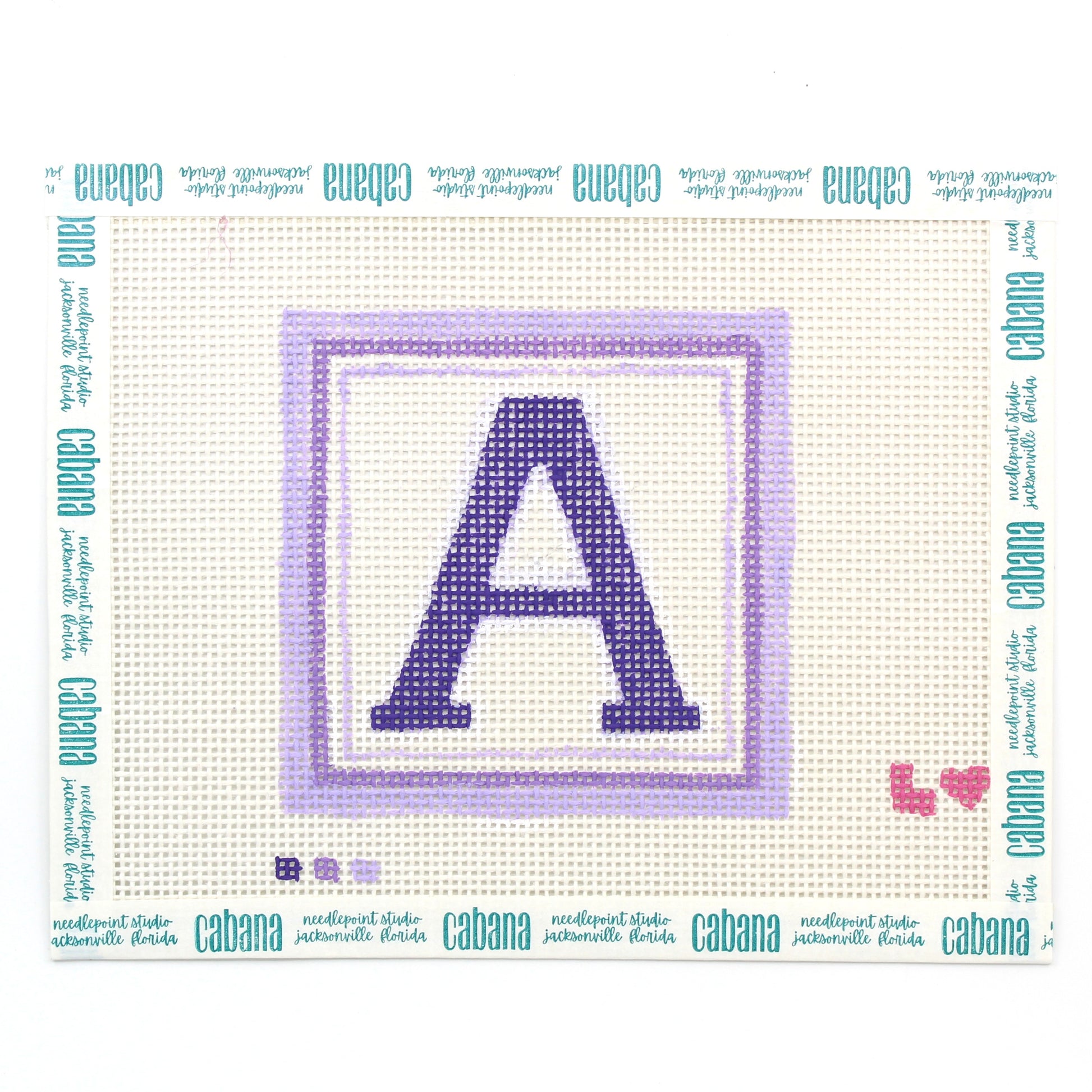 Letter Coaster - A - Purple