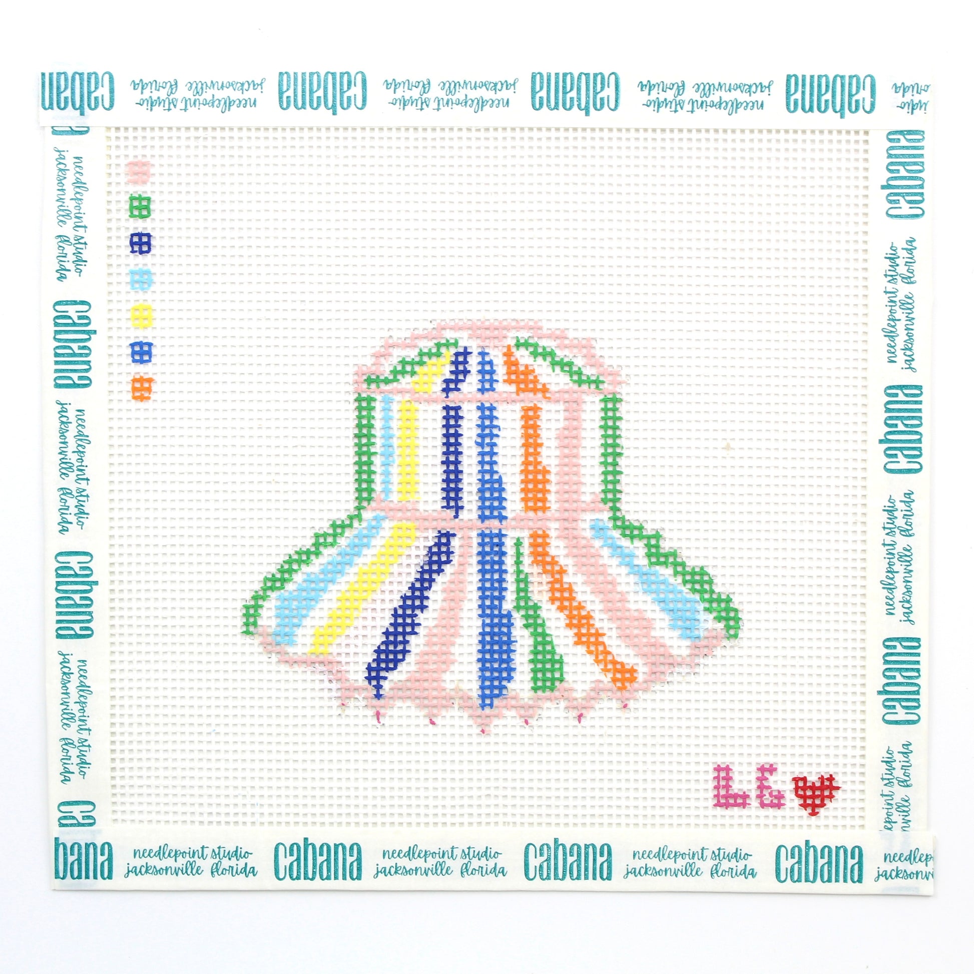 Straw Hat - Rainbow