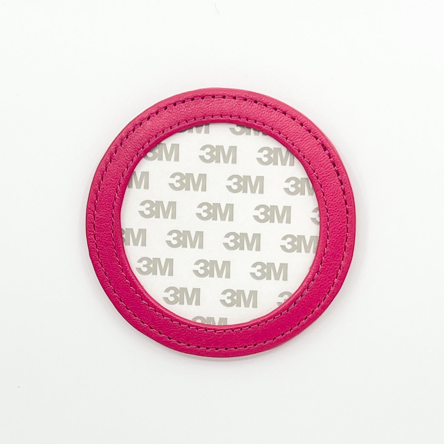 Self Finishing Leather Magnet Hot Pink