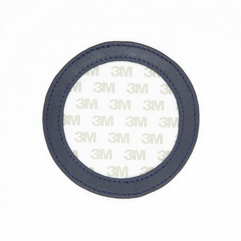 Self Finishing Leather Magnet Navy