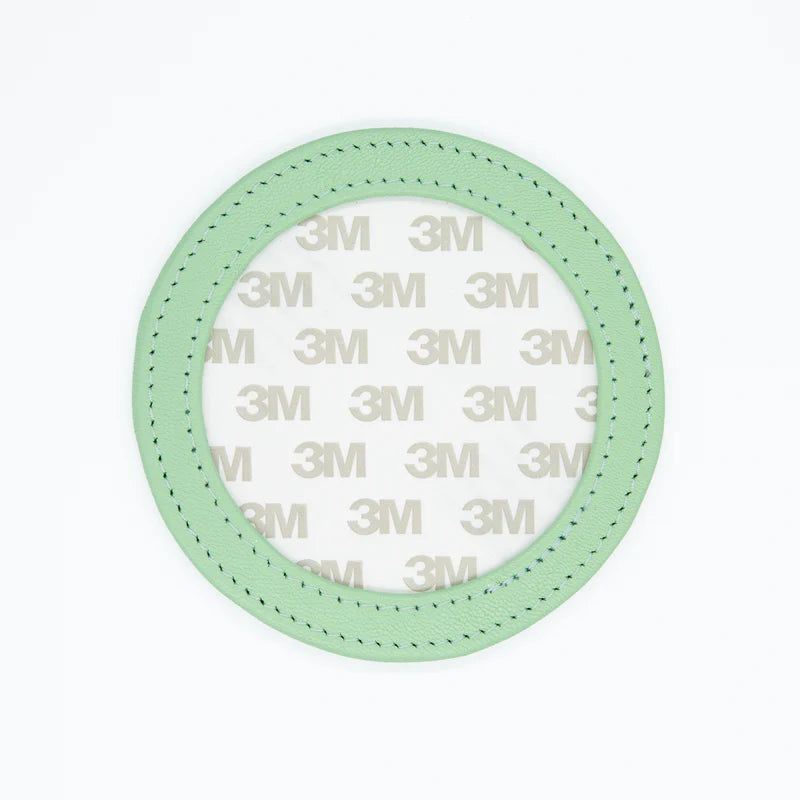 Self Finishing Leather Magnet Smokey Green