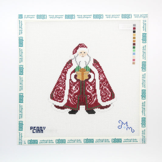Chinoiserie Santa - Red