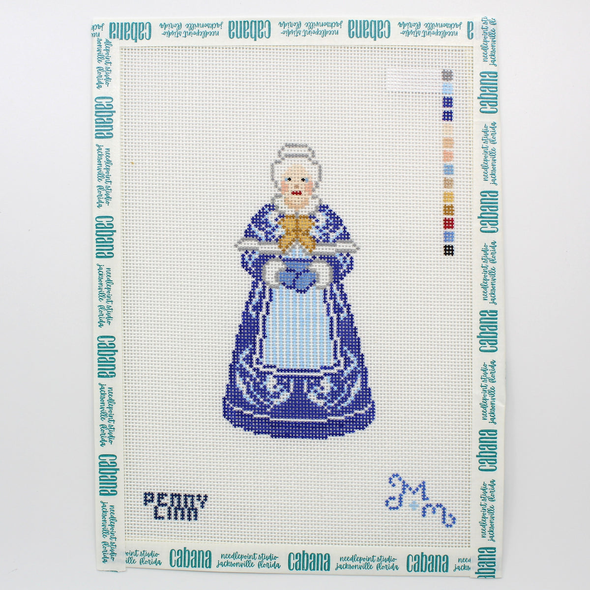 Chinoiserie Mrs. Clause - Blue