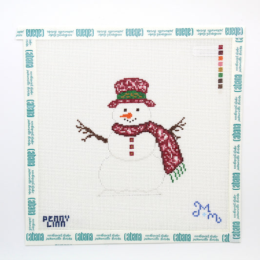Chinoiserie Snowman - Red