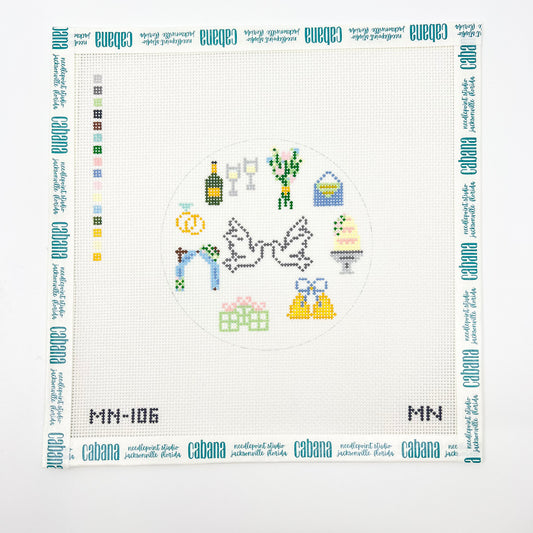 Kissing Doves & Wedding Motifs