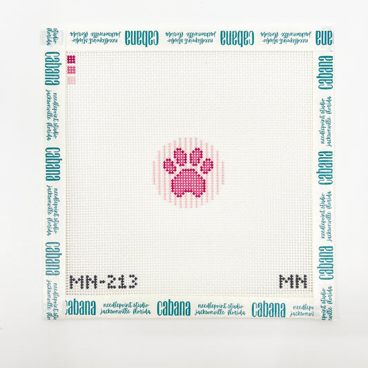 Pink Stripe Paw Mini