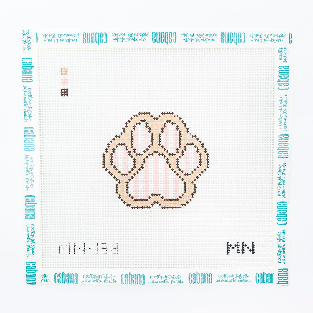 Pink Stripe Paw