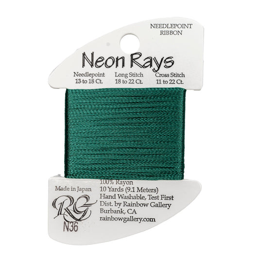 Neon Rays N36 Jade Green