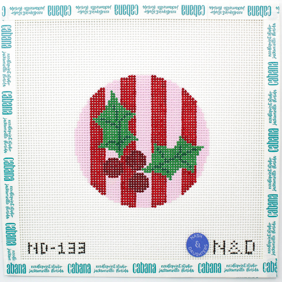 Holly - Pink & Red Round
