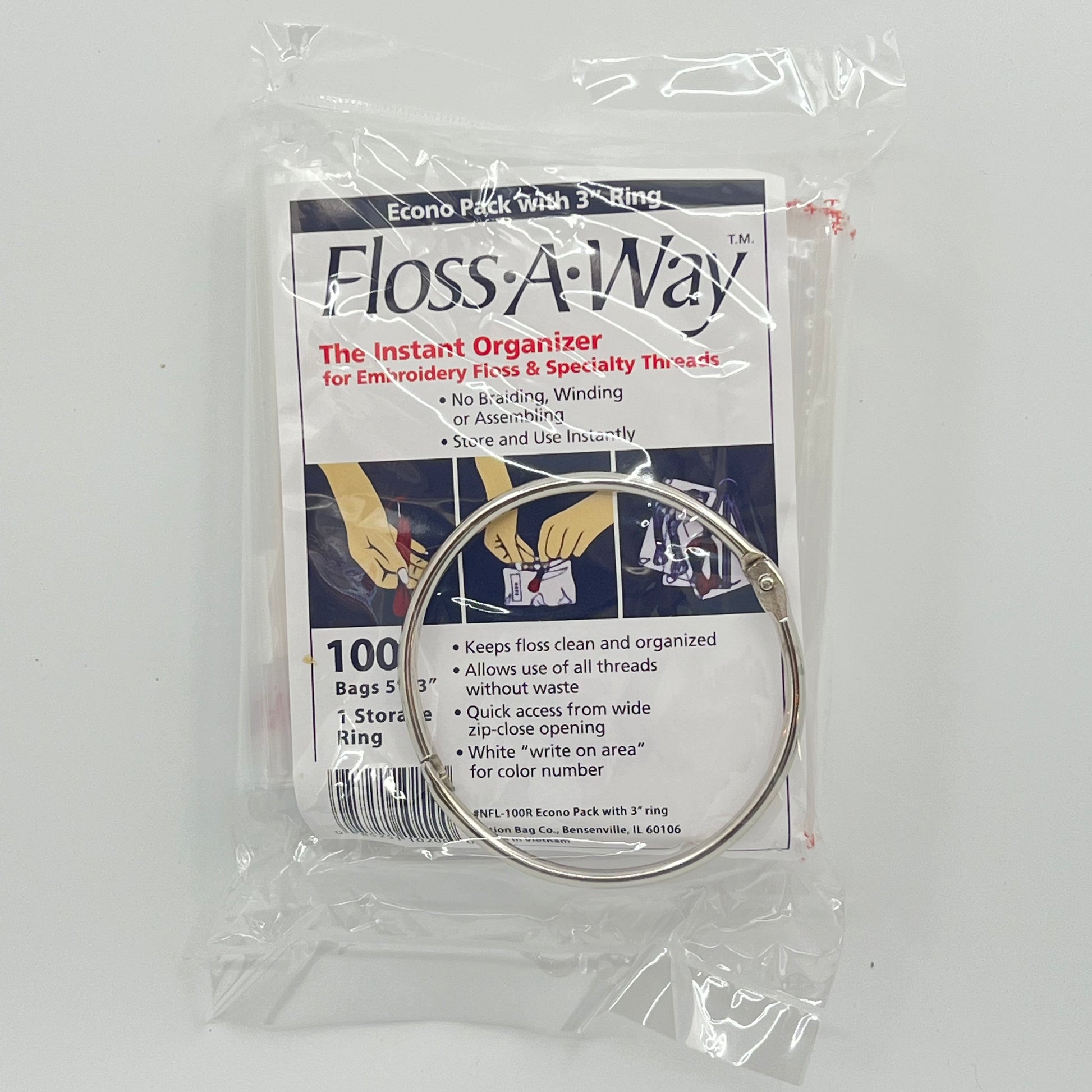 Floss-A-Way Bags 100 Pack