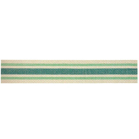 Green Stripe Key Fob