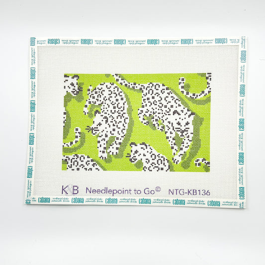 Leopard Clutch - Green