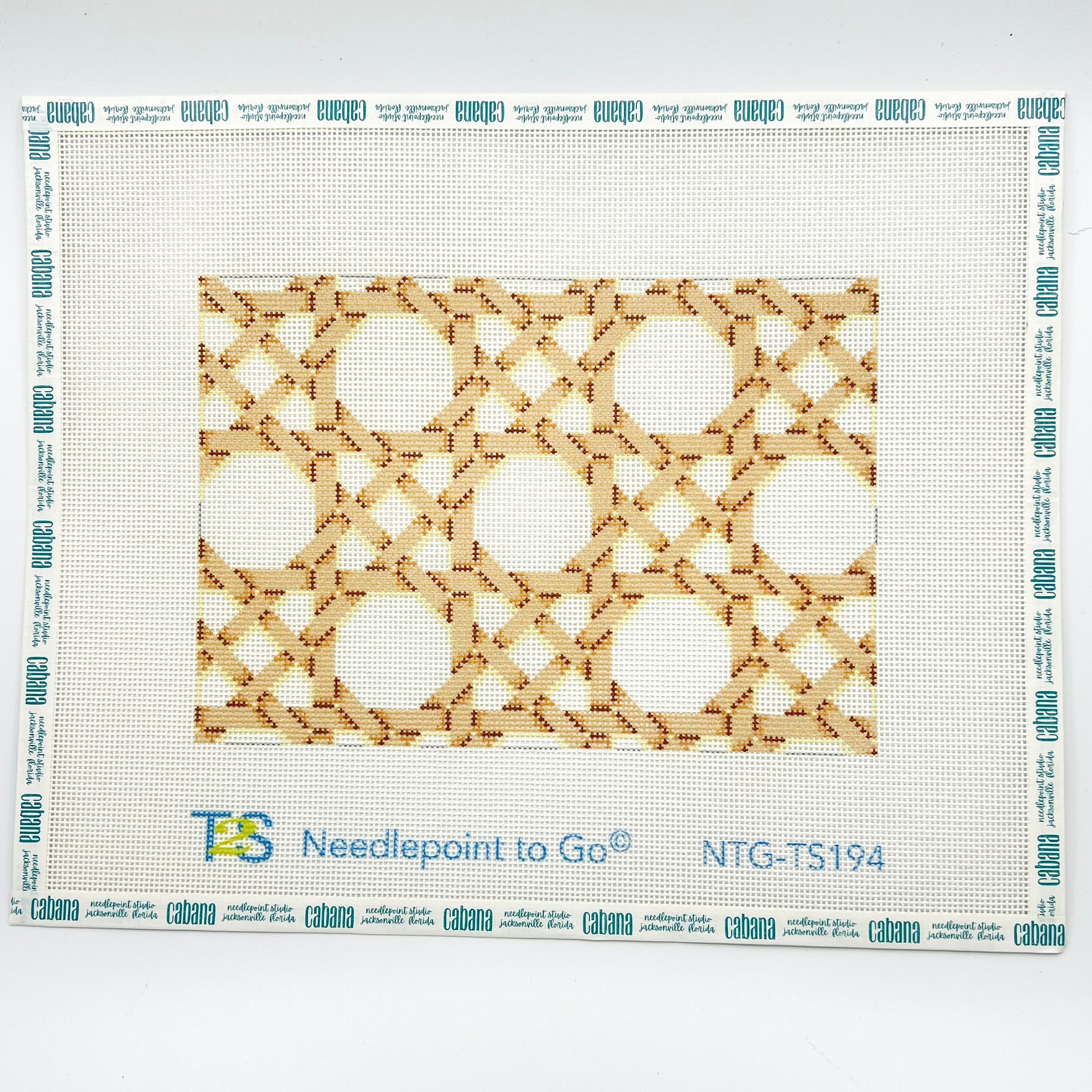 Wicker Caning Pattern Clutch