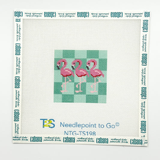 Flamingos Square Insert