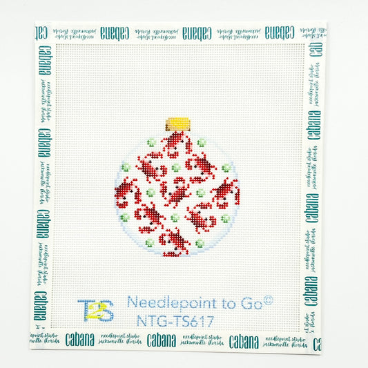Crab Repeat Ball Ornament