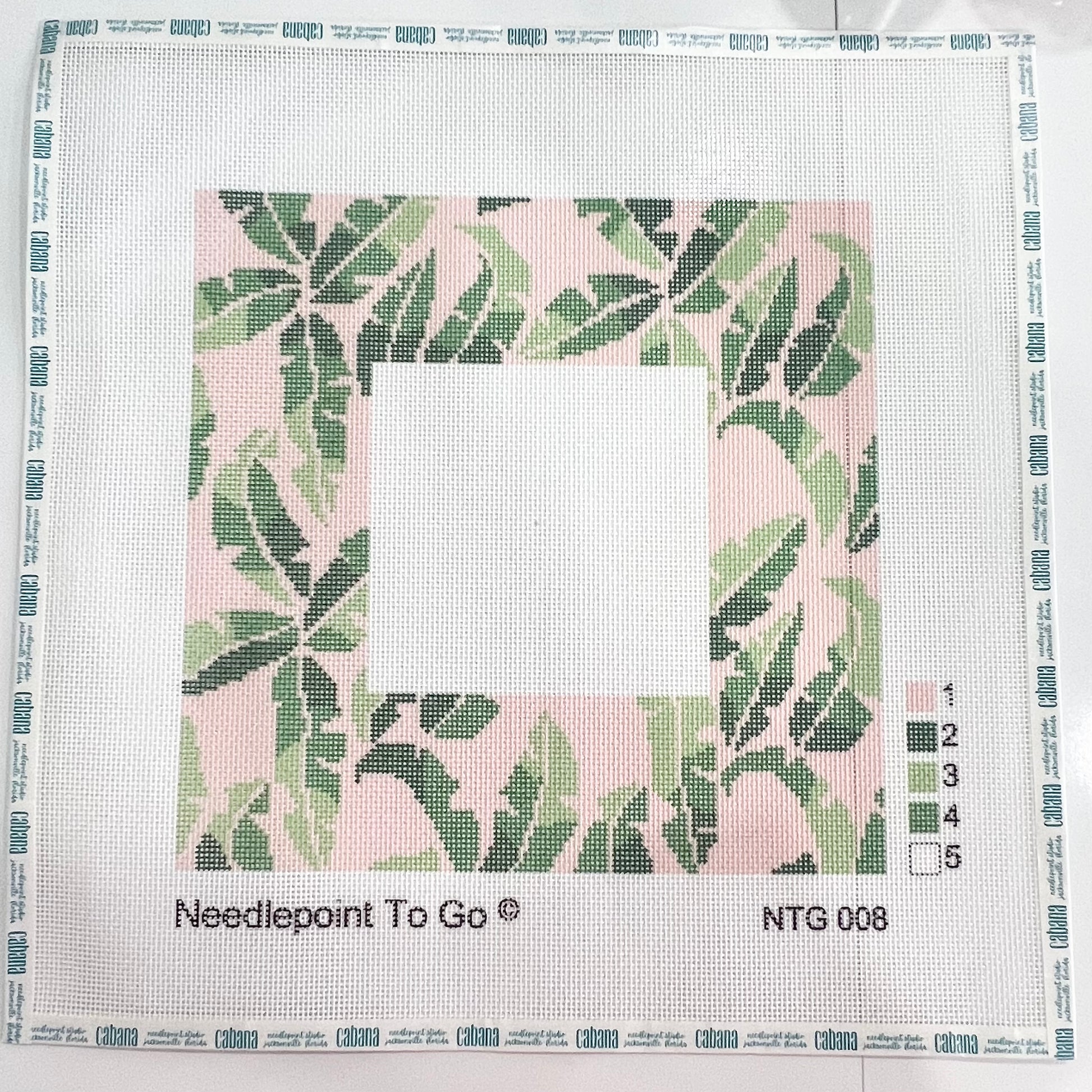 Pink Banana Palm Leaf Pillow