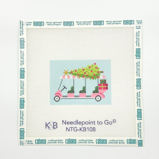 PB Christmas - Golf Cart Christmas Tree