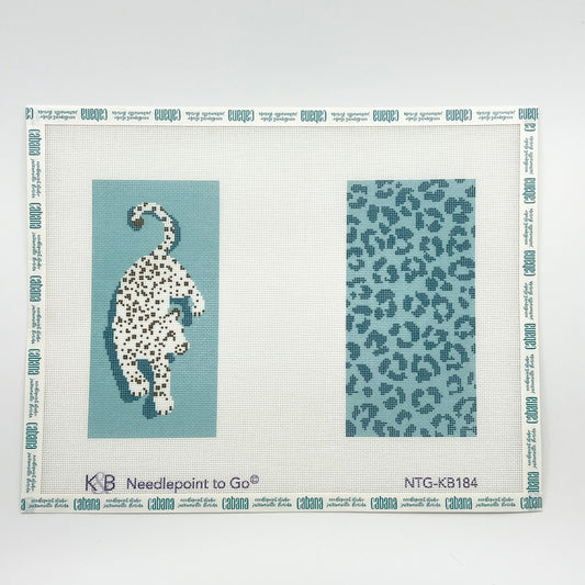 Leopard Eyeglass Case - Blue