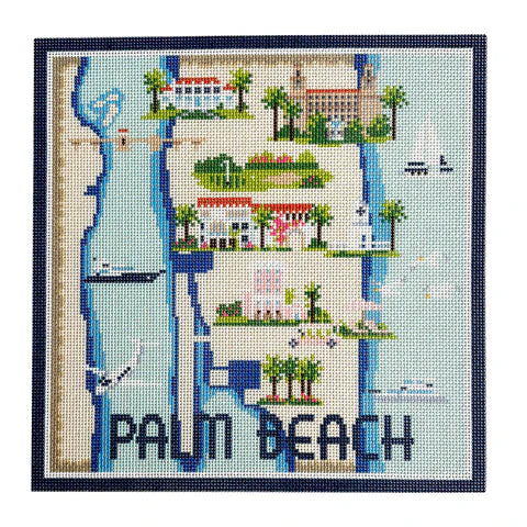 Palm Beach Map - 18 Mesh (Trunk Show)