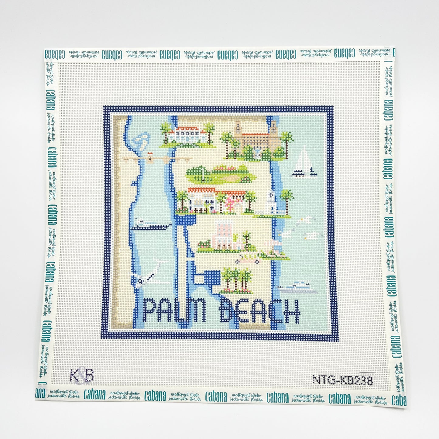 Palm Beach Map on 18