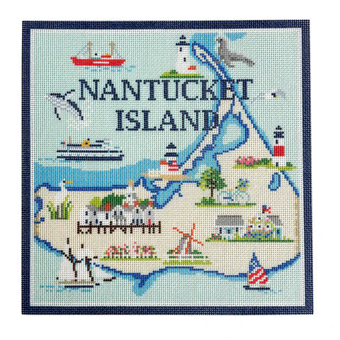 Nantucket Map - 18 Mesh