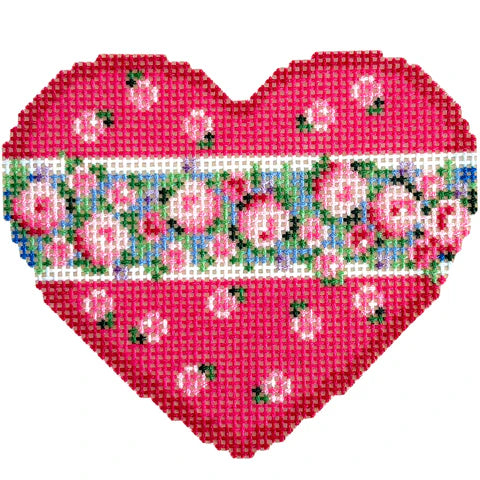 Rose Border Heart