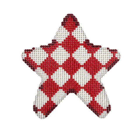 Red Harlequin Mini Star