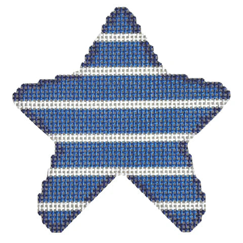 Blue Horizontal Star