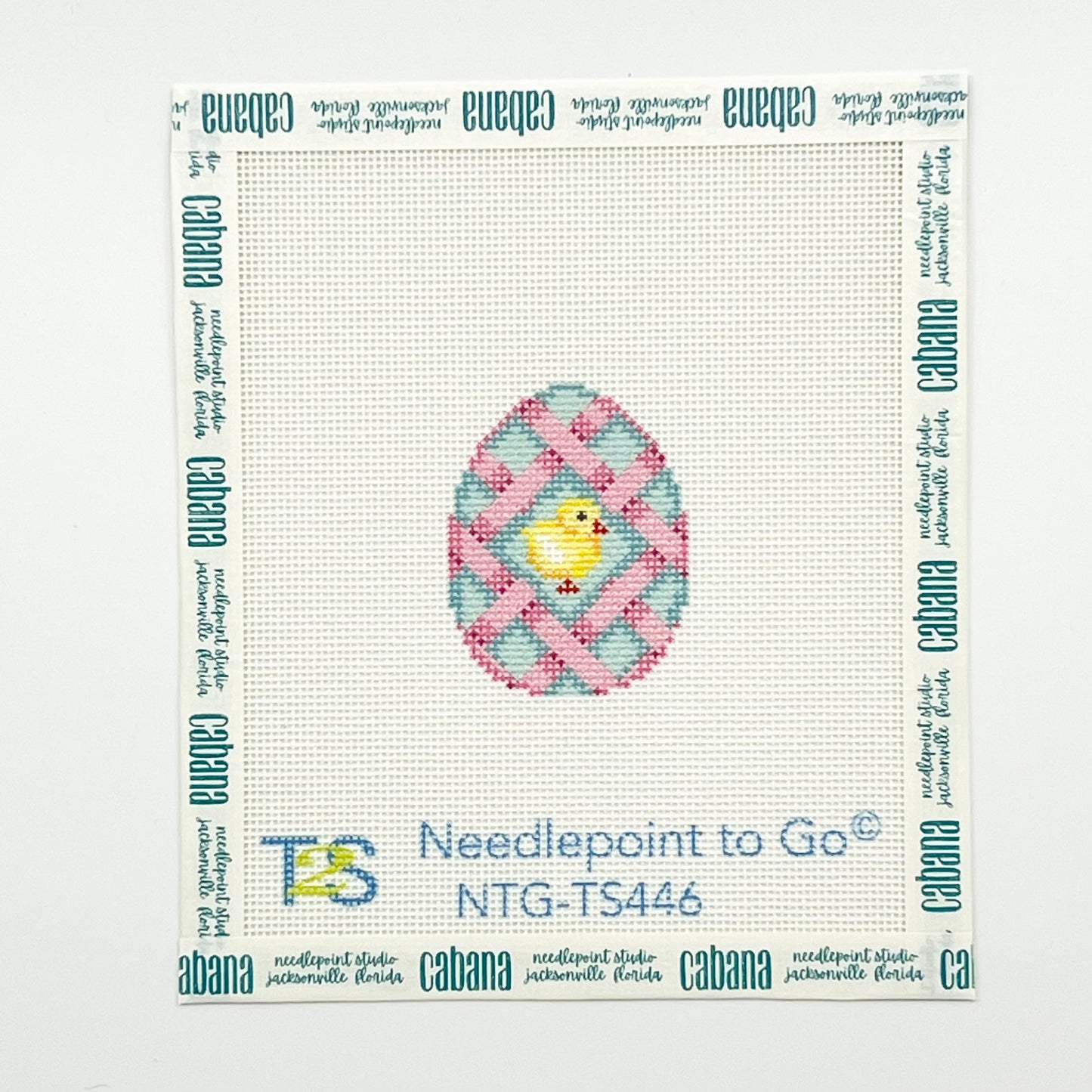 Pink Lattice Chick Mini Egg