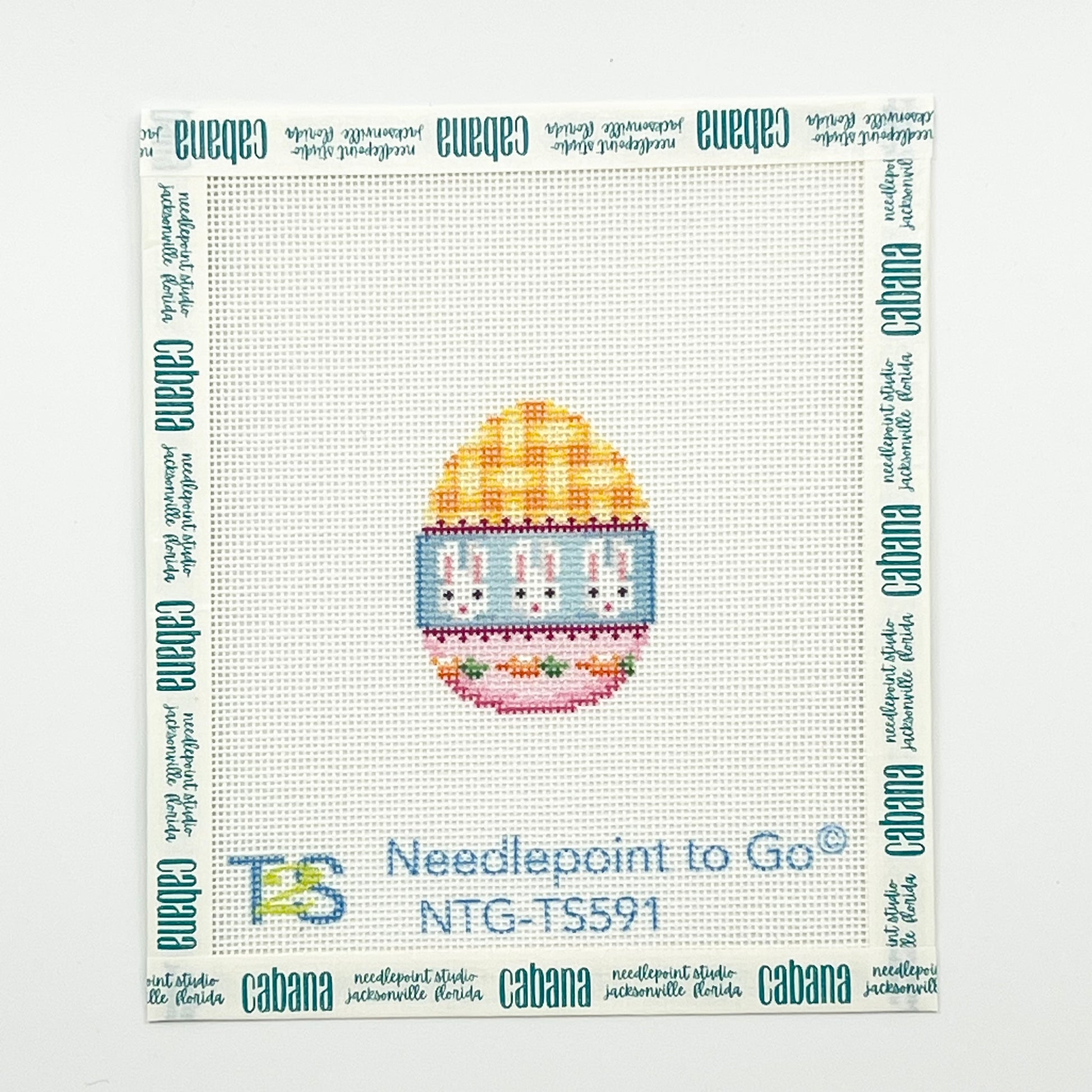 Gingham Bunnies Mini Egg