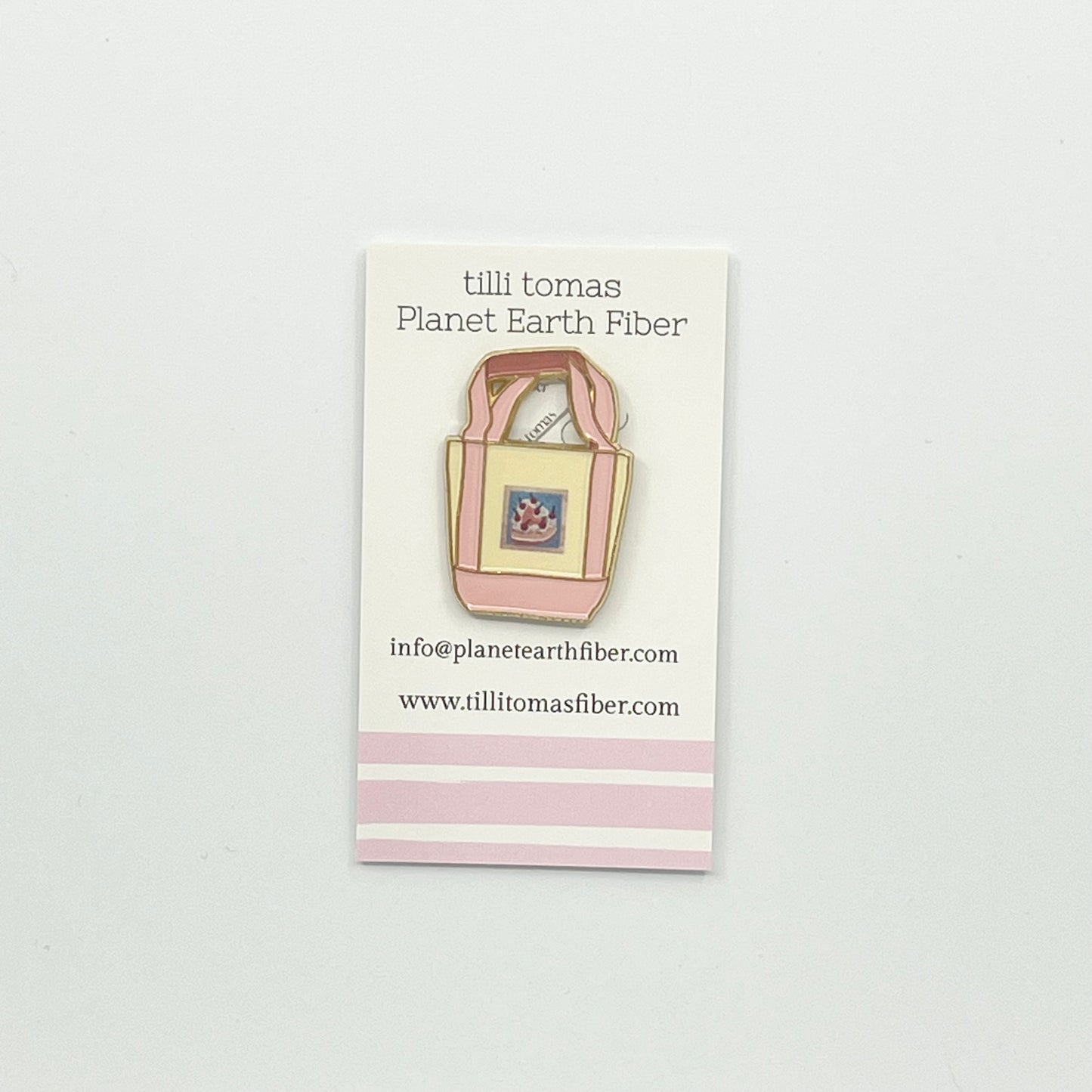 Pink Tote Bag Needle Minder