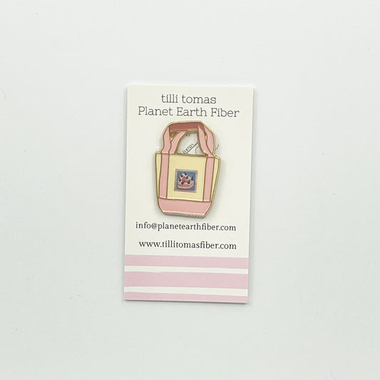 Pink Tote Bag Needle Minder